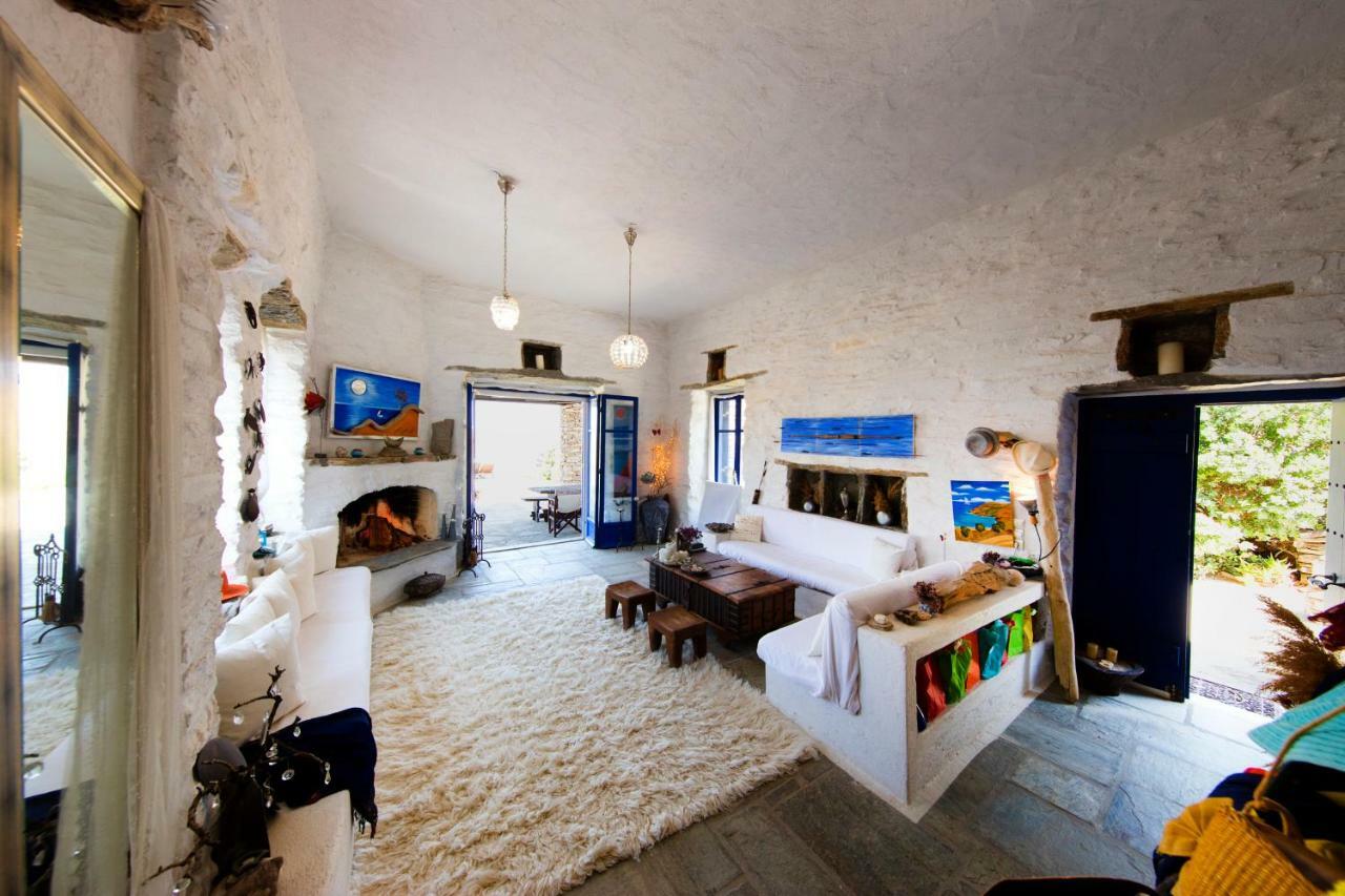 Amelia Beachfront Villa Korissia  Extérieur photo