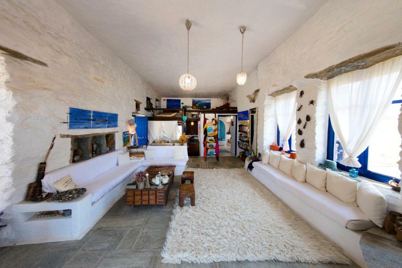 Amelia Beachfront Villa Korissia  Extérieur photo